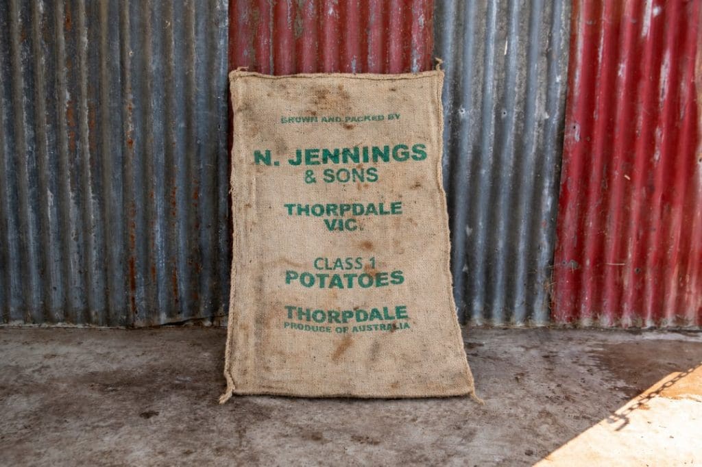 Hessian Bag Hay Bale Cover