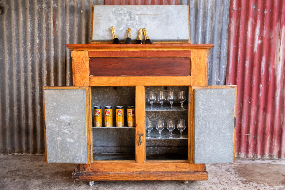 Large Vintage Ice Chest